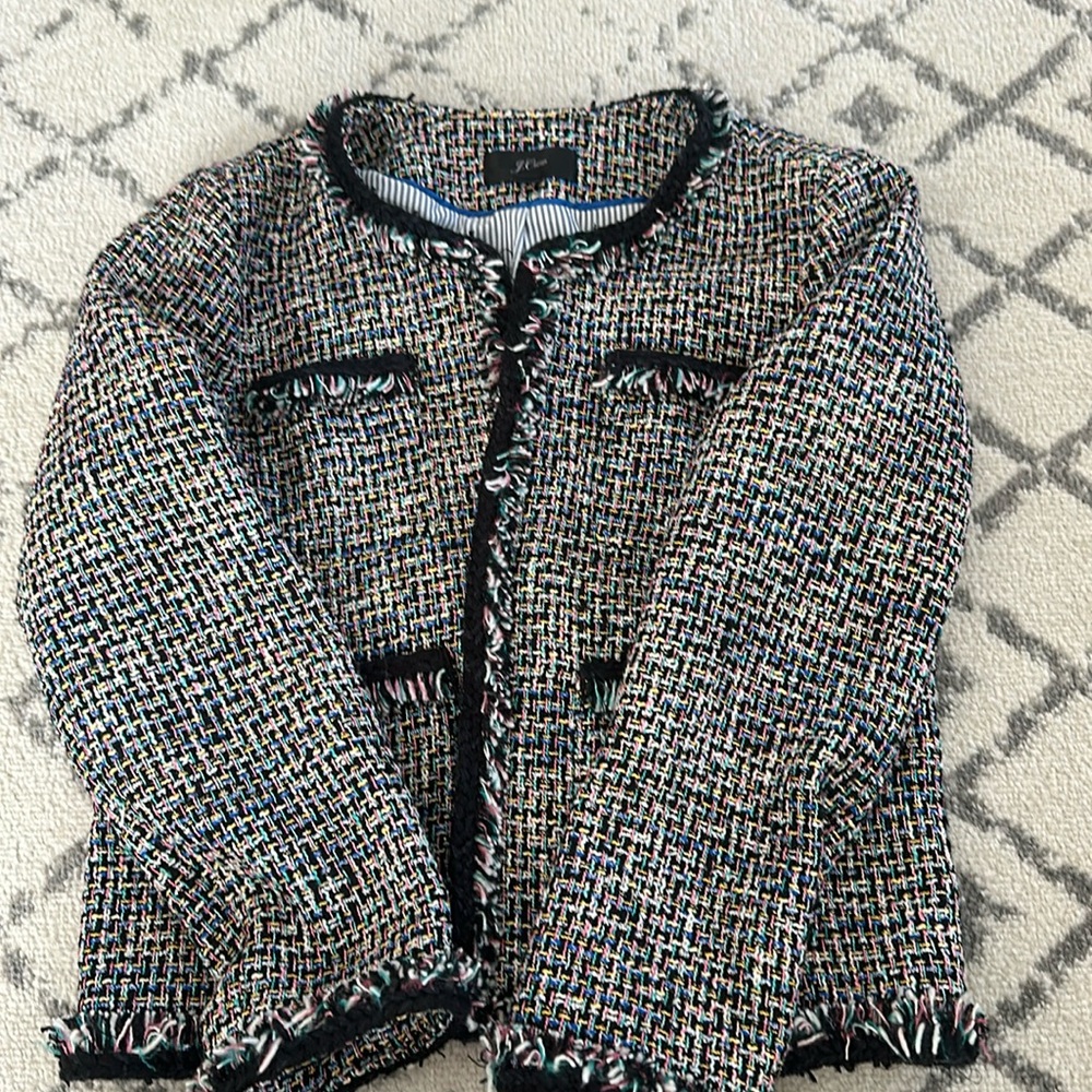 NWOT J Crew Lady Jacket Confetti